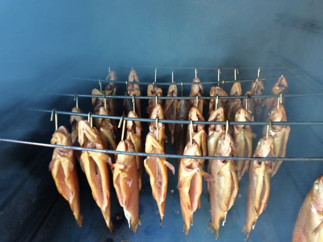 Fisch im Rauch